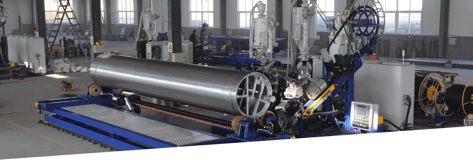 krah pipe machine, spiral corrugated pipe machine, spiral profile wound pipe machine